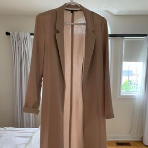 DYNAMITE LONG BLAZER CARDIGAN